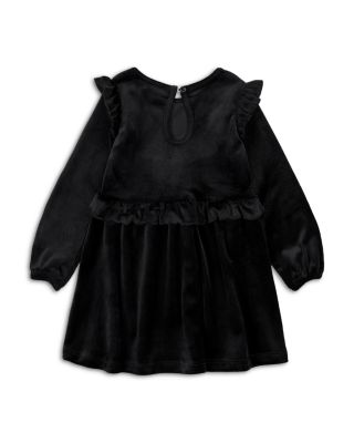 Girls' Long Sleeved Velour Dress - Little Kid