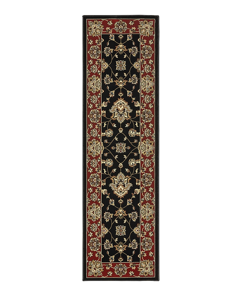 Oriental Weavers Ariana 623m Runner Area Rug 2'3 X 7'9 In Black