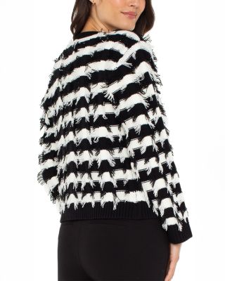 Fringe Trim Sweater