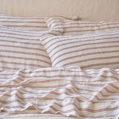  Kemptown Stripe Linen Pillowcase Pair, King