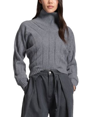 Fisaniara Wool Cashmere Turtleneck Sweater