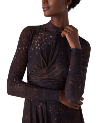 Spotted Animal Mesh Dress 