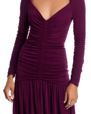 Evedene Ruched Midi Dress