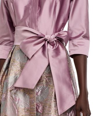 Taffeta Jacquard Shirtdress