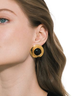 Alva Gemstone Stud Earrings 