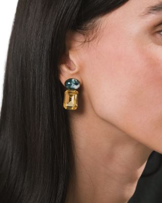 Elin Agate & Crystal Drop Earrings