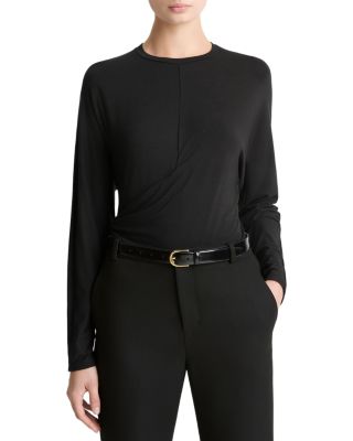 Draped Long Sleeve Top
