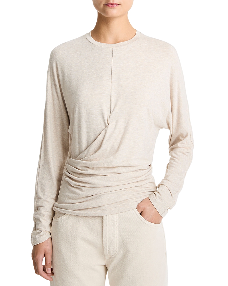 Vince Draped Long Sleeve Top