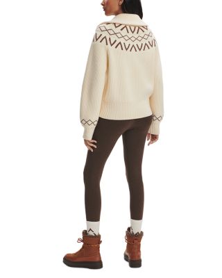 Sigrid Fair Isle Half Zip Sweater