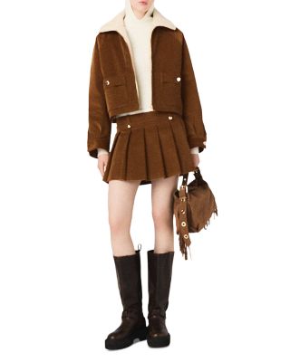 Belle Cropped Corduroy Jacket