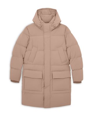 Moon Longline Quilted Down Coat