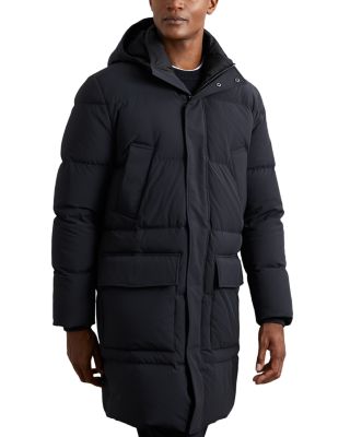 Moon Longline Quilted Down Coat
