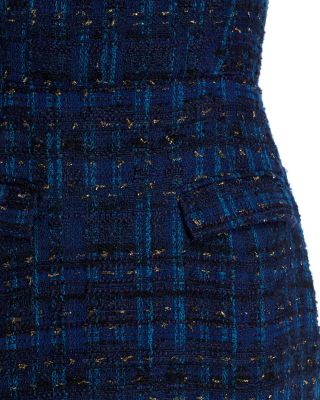 Metallic Tweed Mini Dress - Exclusive