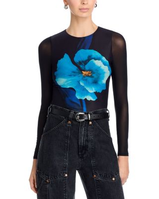 Floral Mesh Top - Exclusive