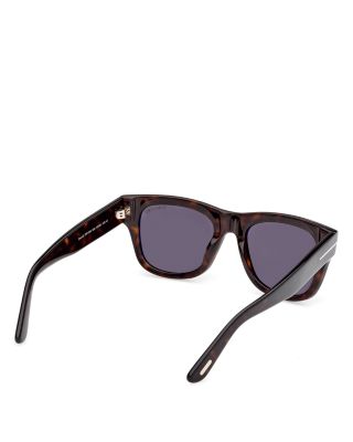 Finn Rectangular Sunglasses, 53mm