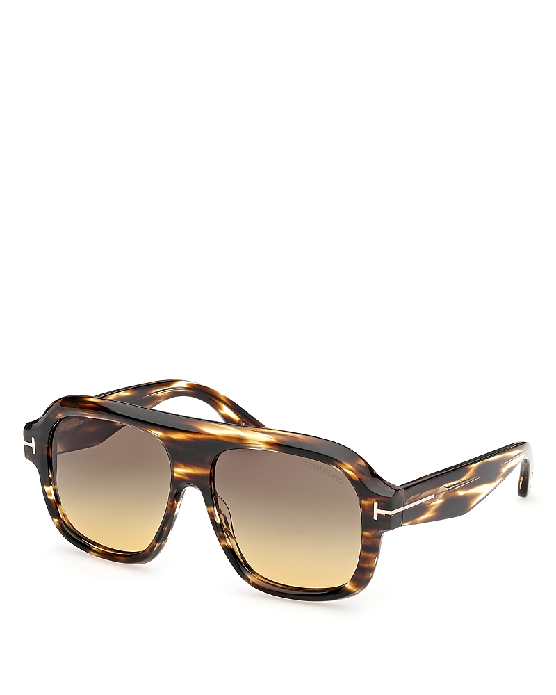 Tom Ford Rhonda Pilot Sunglasses, 56mm · OS