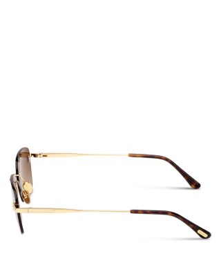 Jake Rectangular Sunglasses, 54mm