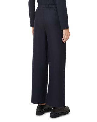 Floria Stretch Wool-Blend Flannel Trousers
