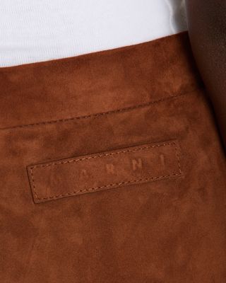Suede A Line Skirt