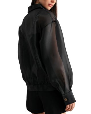 Oversized Organza Jacket