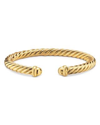 Cablespira&reg; Flex Bracelet in 18K Yellow Gold, 6mm