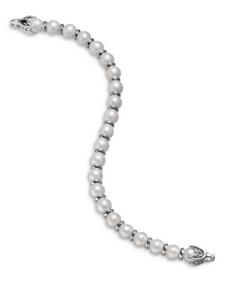 Spiritual Beads Bracelet in Sterling Silver, 8mm