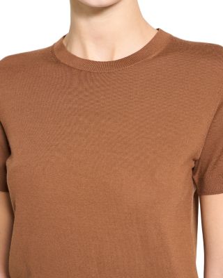 Lightweight Wool Short Sleeve Top