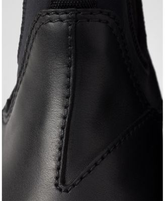 Leather and Stretch Fabric Brixxen Boots