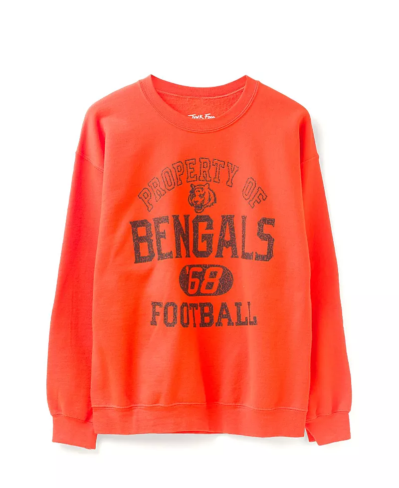 Junk Food Clothing Unisex Nfl Cincinnati Bengals Property Flea Market Crew Fleece