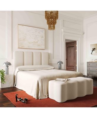 Maiori Striped Papier Mache Table Lamp