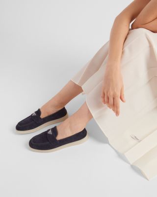 Women's Suede Leather Loafers