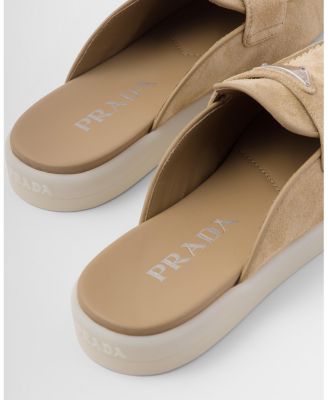 Women's Suede Leather Sabots