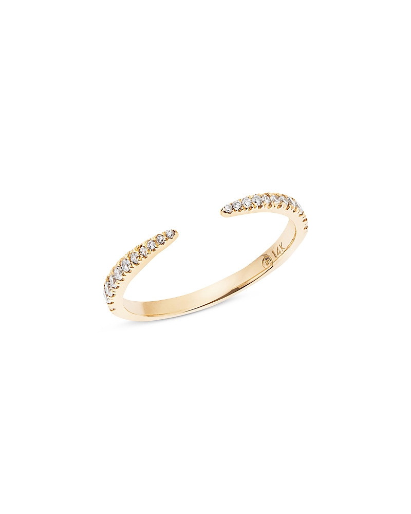 Lana Jewelry Graduating Diamond Echo Ring in 14K Yellow Gold, 0.26 tcw