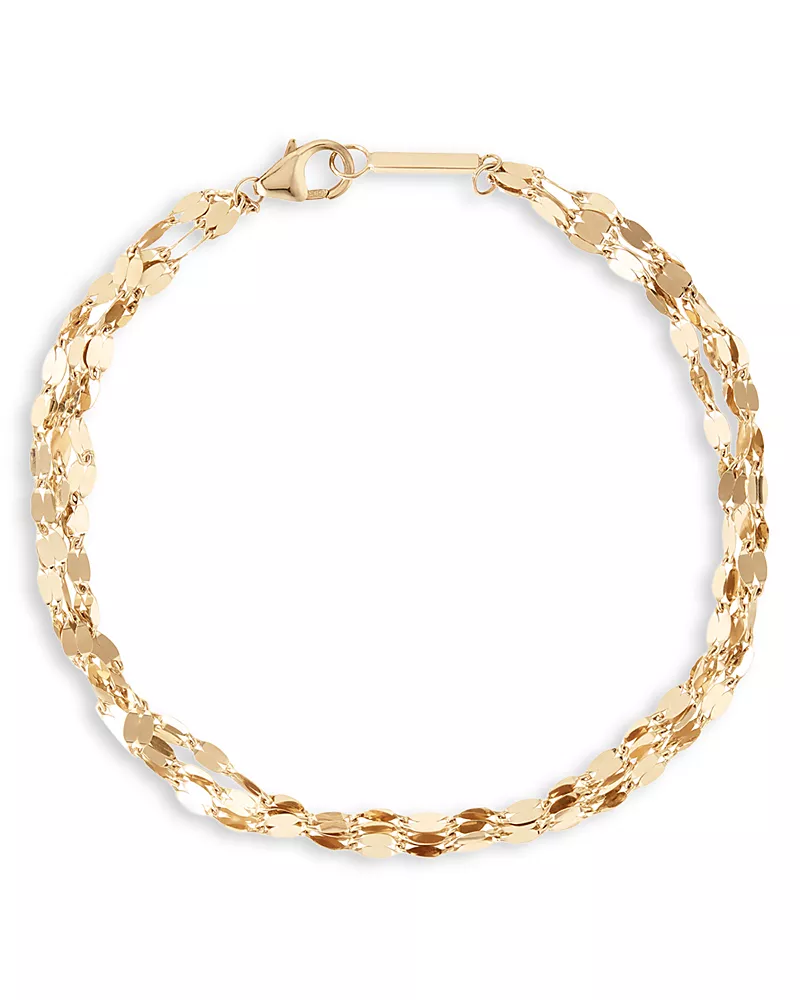 Lana Jewelry 14K Yellow Gold Mega Gloss Blake Chain Bracelet