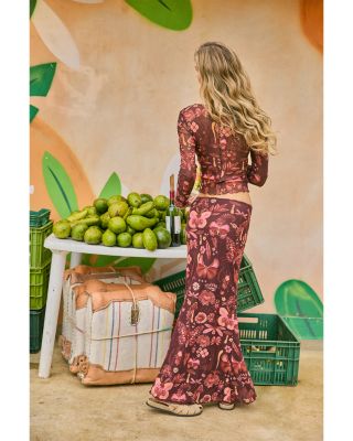 Brace Ambar Mesh Maxi Skirt 