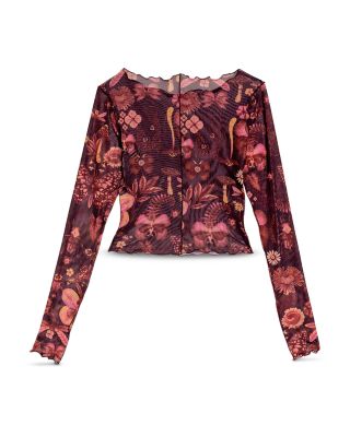 Liana Ambar Mesh Top