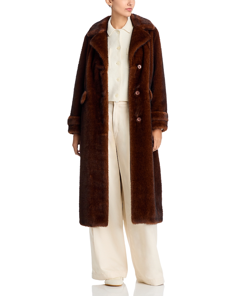 Herno Long Faux Fur Coat
