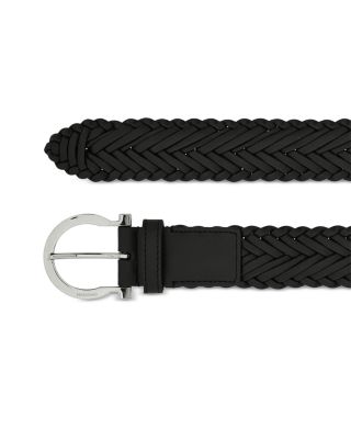 Men's Braided Leather Belt
