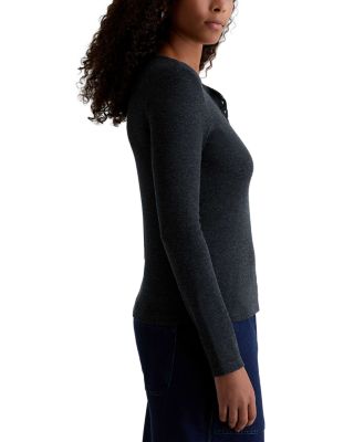 Jessa Long Sleeved Henley Tee