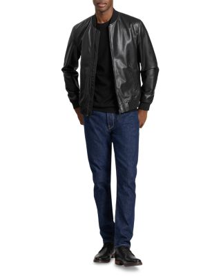 Waggoner Leather Bomber Jacket