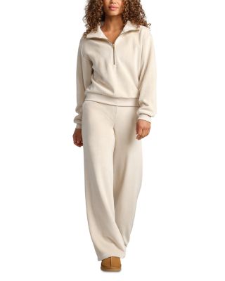 Plush Half Zip Sweatshirt