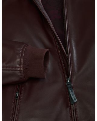 Waggoner Leather Bomber Jacket