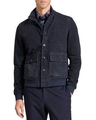 Weir Suede Bomber Jacket