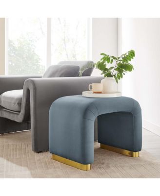 Koda Performance Velvet Waterfall Stool