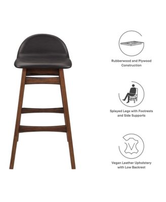 Juno Wood Bar Stool Set of 2