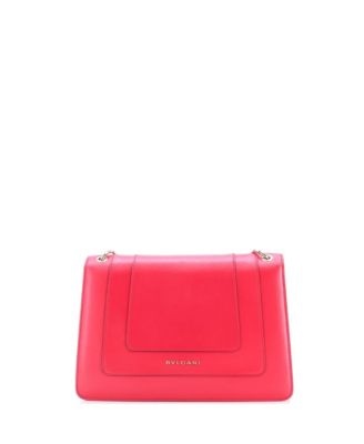 Large Serpenti Forever Square Shoulder Bag Leather