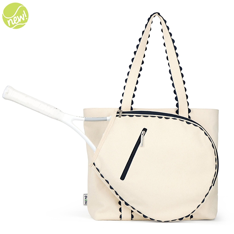 Ame & Lulu Nantucket Tennis Tote In Neutral