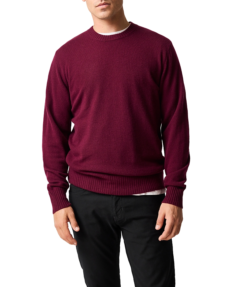 Rodd & Gunn Stewart Island Knit In Burgundy