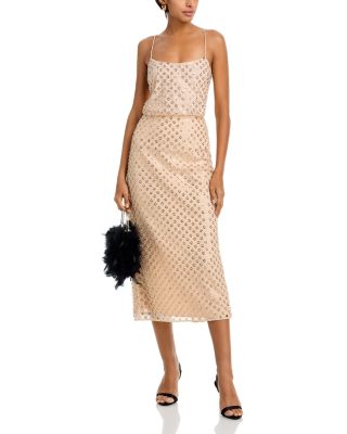 Rosemary Sequin Embroidered Netting Skirt