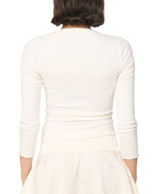 Elvie Three Quarter Sleeve Top